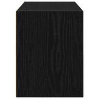 Armadio con 2 Cassetti Rovere Nero 60x31x40 cm in Truciolato 858823