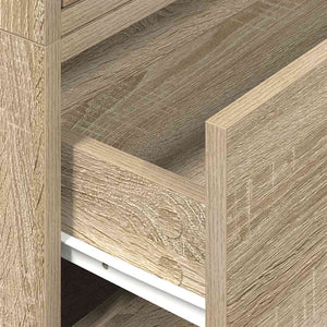 vidaXL Armadi con 2 Cassetti 2 pz Rovere Sonoma 60x31x40 cm Truciolato