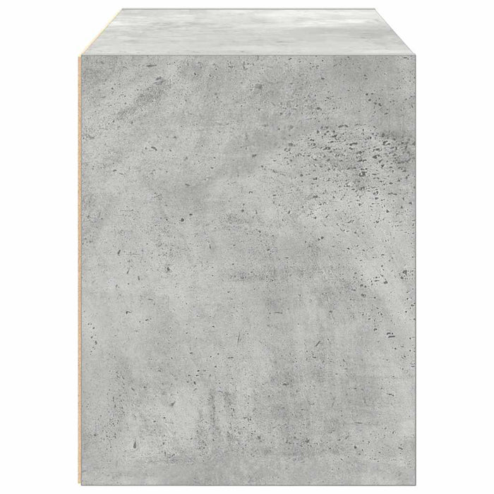 vidaXL Armadio con 2 Cassetti Grigio Cemento 60x31x40 cm in Truciolato