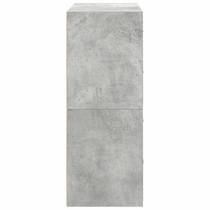 Armadi con 2 Cassetti 2 pz Grigio Cemento 60x31x40cm Truciolato