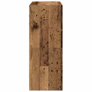 Armadi con 2 Cassetti 2 pz Legno Antico 60x31x40 cm Truciolato