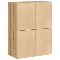 vidaXL Armadi con 2 Cassetti 2 pz Rovere 60x31x40 cm in Truciolato