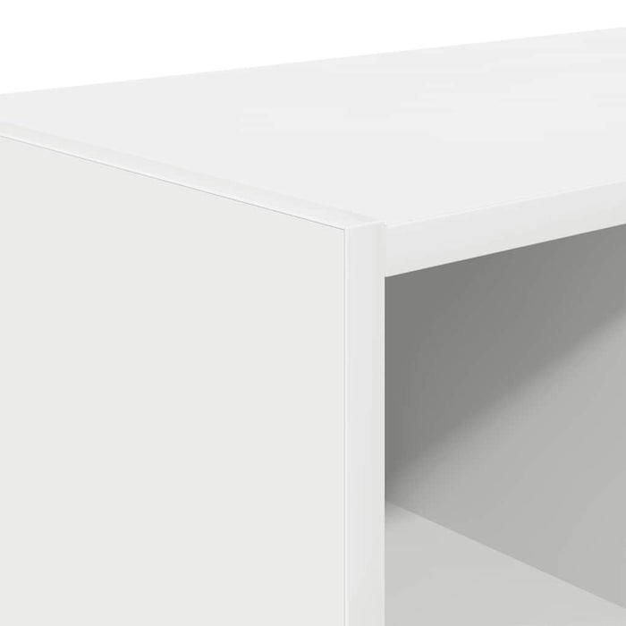 Scarpiera Impilabile Bianca 89,5x30x40 cm 858839