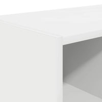 vidaXL Scarpiera Impilabile Bianca 89,5x30x40 cm