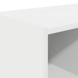 vidaXL Scarpiera Impilabile Bianca 89,5x30x40 cm