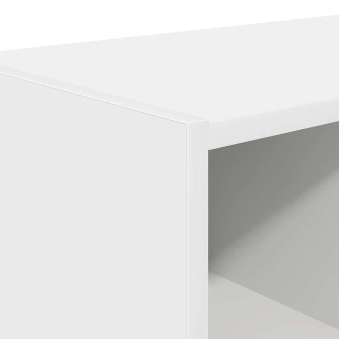 Scarpiere 2 pz Impilabili Bianche 89,5x30x40 cm 858840