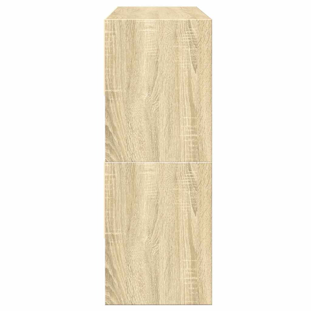 Scarpiere 2 pz Impilabili Rovere Sonoma 89,5x30x40 cm 858844