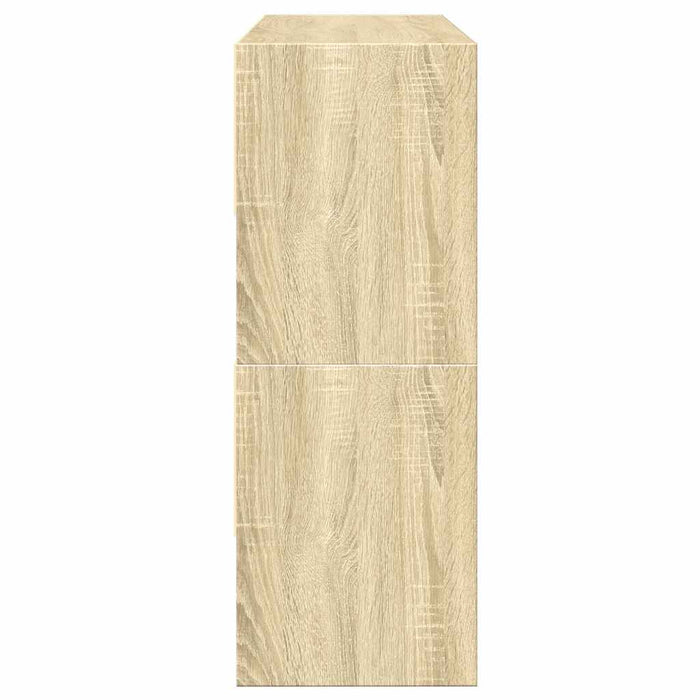 vidaXL Scarpiere 2 pz Impilabili Rovere Sonoma 89,5x30x40 cm