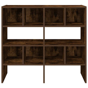 Scarpiere 2 pz Impilabili Rovere Fumo 89,5x30x40 cm