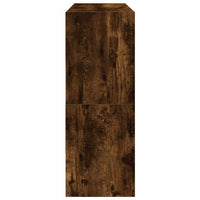 Scarpiere 2 pz Impilabili Rovere Fumo 89,5x30x40 cm 858848