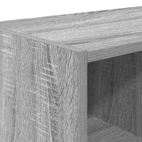 Scarpiere 2 pz Impilabili Grigio Sonoma 89,5x30x40 cm 858850