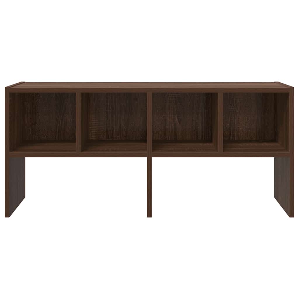 Scarpiera Impilabile Rovere Marrone 89,5x30x40 cm 858851