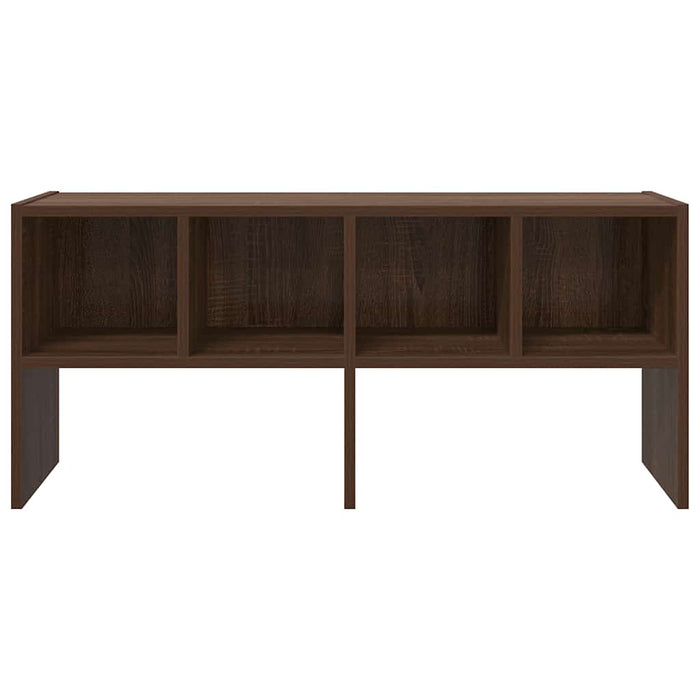 Scarpiera Impilabile Rovere Marrone 89,5x30x40 cm 858851