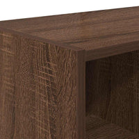 vidaXL Scarpiera Impilabile Rovere Marrone 89,5x30x40 cm