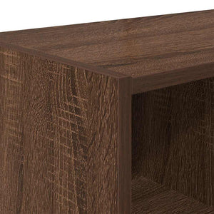 Scarpiera Impilabile Rovere Marrone 89,5x30x40 cm 858851