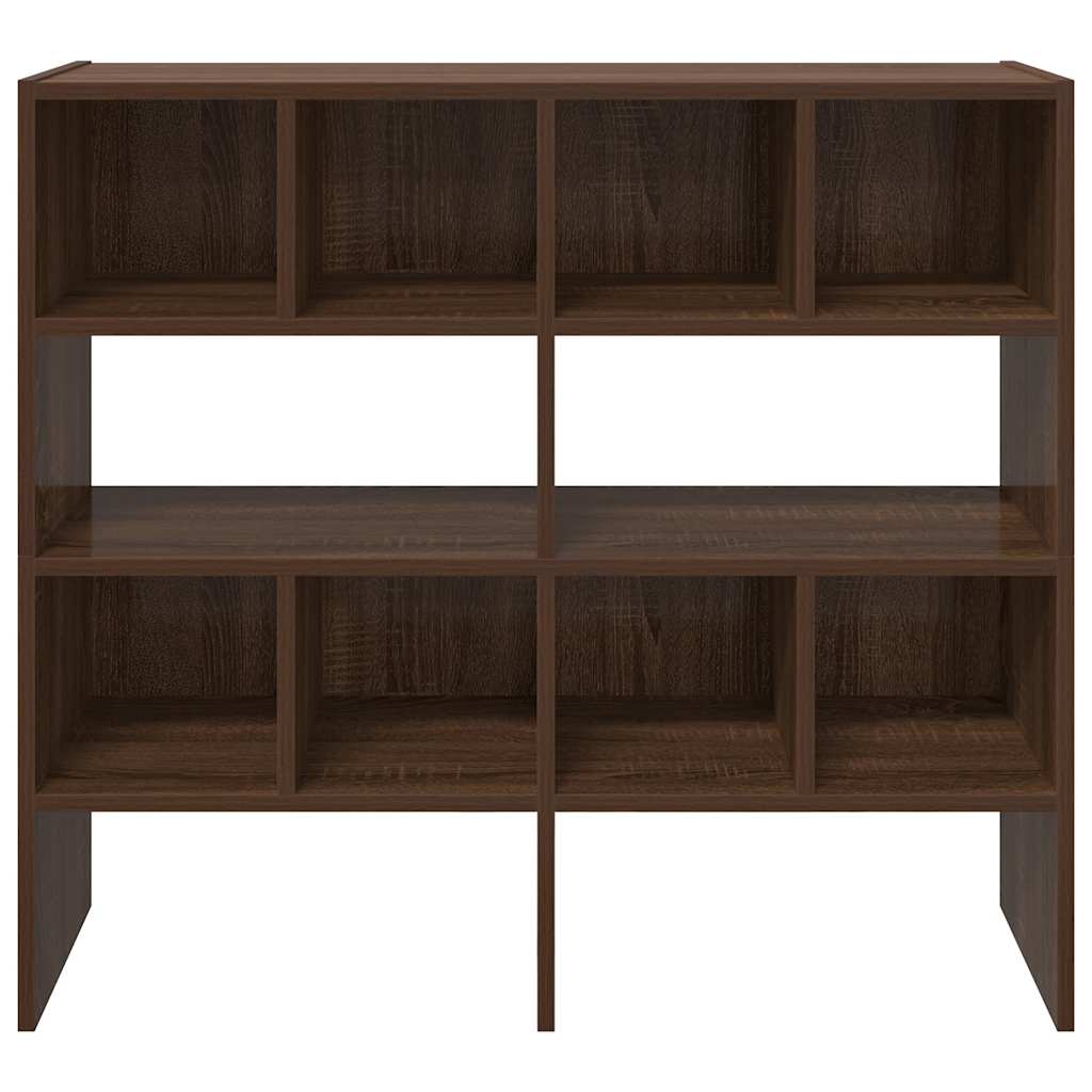 Scarpiere 2 pz Impilabili Rovere Marrone 89,5x30x40 cm 858852