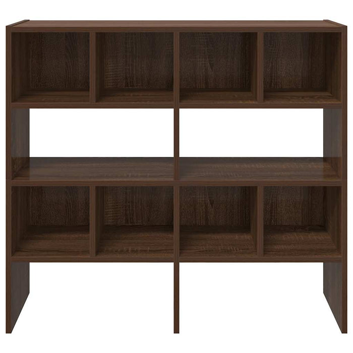 Scarpiere 2 pz Impilabili Rovere Marrone 89,5x30x40 cm 858852