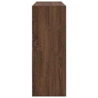 Scarpiere 2 pz Impilabili Rovere Marrone 89,5x30x40 cm 858852