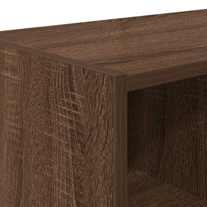 vidaXL Scarpiere 2 pz Impilabili Rovere Marrone 89,5x30x40 cm