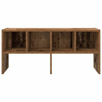 Scarpiera Impilabile Legno Antico 89,5x30x40 cm 858853