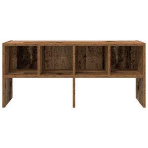 Scarpiera Impilabile Legno Antico 89,5x30x40 cm 858853