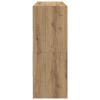 Scarpiere 2 pz Impilabili Rovere Artigianale 89,5x30x40 cm 858856