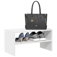 Scarpiera Impilabile Bianca 60x30x30,5 cm 858857