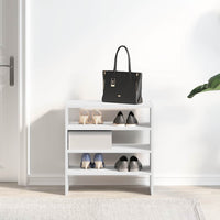 Scarpiere 2 pz Impilabili Bianche 60x30x30,5 cm 858858