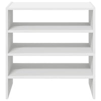 Scarpiere 2 pz Impilabili Bianche 60x30x30,5 cm 858858