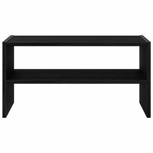 Scarpiera Impilabile Rovere Nero 60x30x30,5 cm 858859