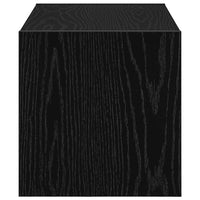 Scarpiera Impilabile Rovere Nero 60x30x30,5 cm 858859