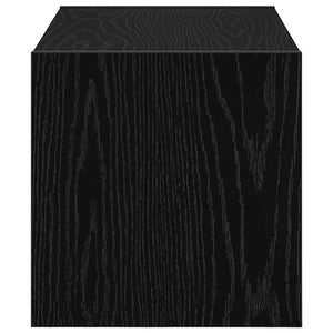 vidaXL Scarpiera Impilabile Rovere Nero 60x30x30,5 cm