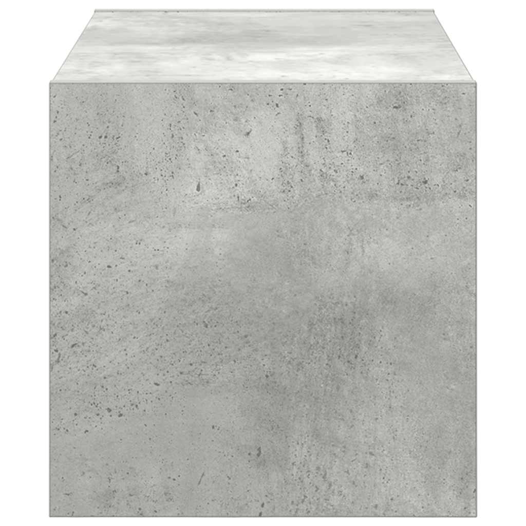 Scarpiera Impilabile Grigio Cemento 60x30x30,5 cm 858863