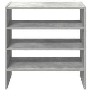 Scarpiere 2 pz Impilabili Grigio Cemento 60x30x30,5 cm 858864