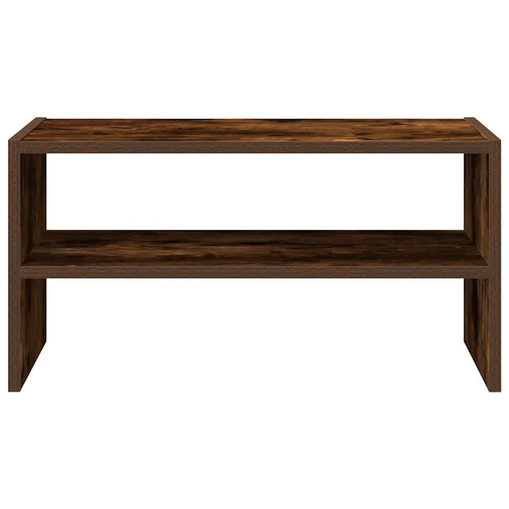 Scarpiera Impilabile Rovere Fumo 60x30x30,5 cm 858865