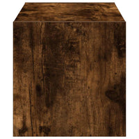 vidaXL Scarpiera Impilabile Rovere Fumo 60x30x30,5 cm