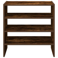 Scarpiere 2 pz Impilabili Rovere Fumo 60x30x30,5 cm 858866