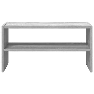 Scarpiera Impilabile Grigio Sonoma 60x30x30,5 cm 858867