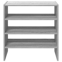 Scarpiere 2 pz Impilabili Grigio Sonoma 60x30x30,5 cm 858868