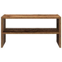 Scarpiera Impilabile Legno Antico 60x30x30,5 cm 858871