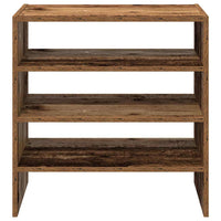 Scarpiere 2 pz Impilabili Legno Antico 60x30x30,5 cm 858872