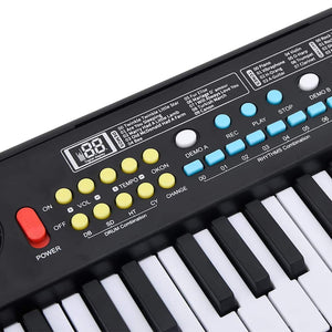 vidaXL Tastiera Elettrica Pianoforte a 37 Tasti Microfono per Bambini