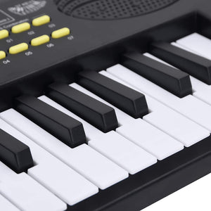 vidaXL Tastiera Elettrica Pianoforte a 37 Tasti Microfono per Bambini