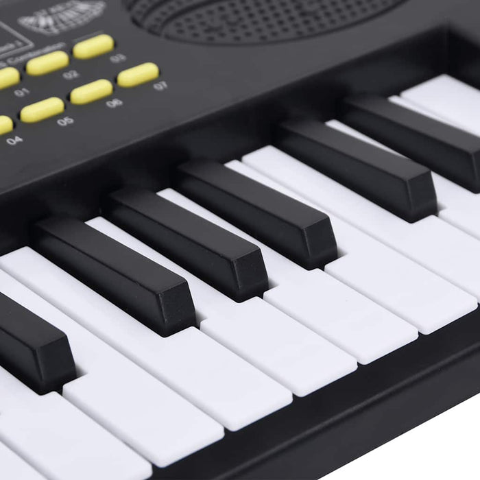 vidaXL Tastiera Elettrica Pianoforte a 37 Tasti Microfono per Bambini