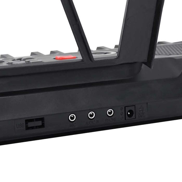 vidaXL Tastiera Elettrica per Pianoforte a 61 Tasti Leggio per Bambini
