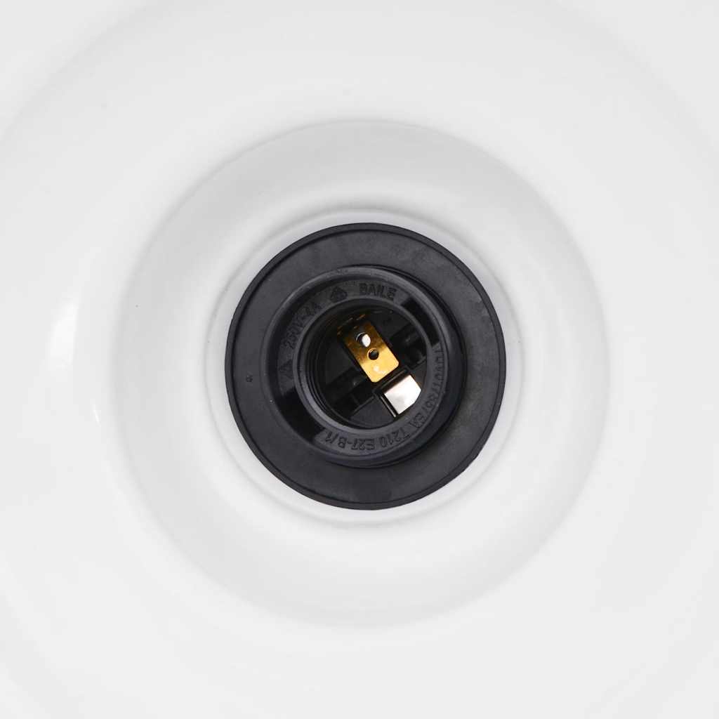 Lampada Sospensione Regolabile E27 Giallo Lucido Ø31 cm Metallo 4103439