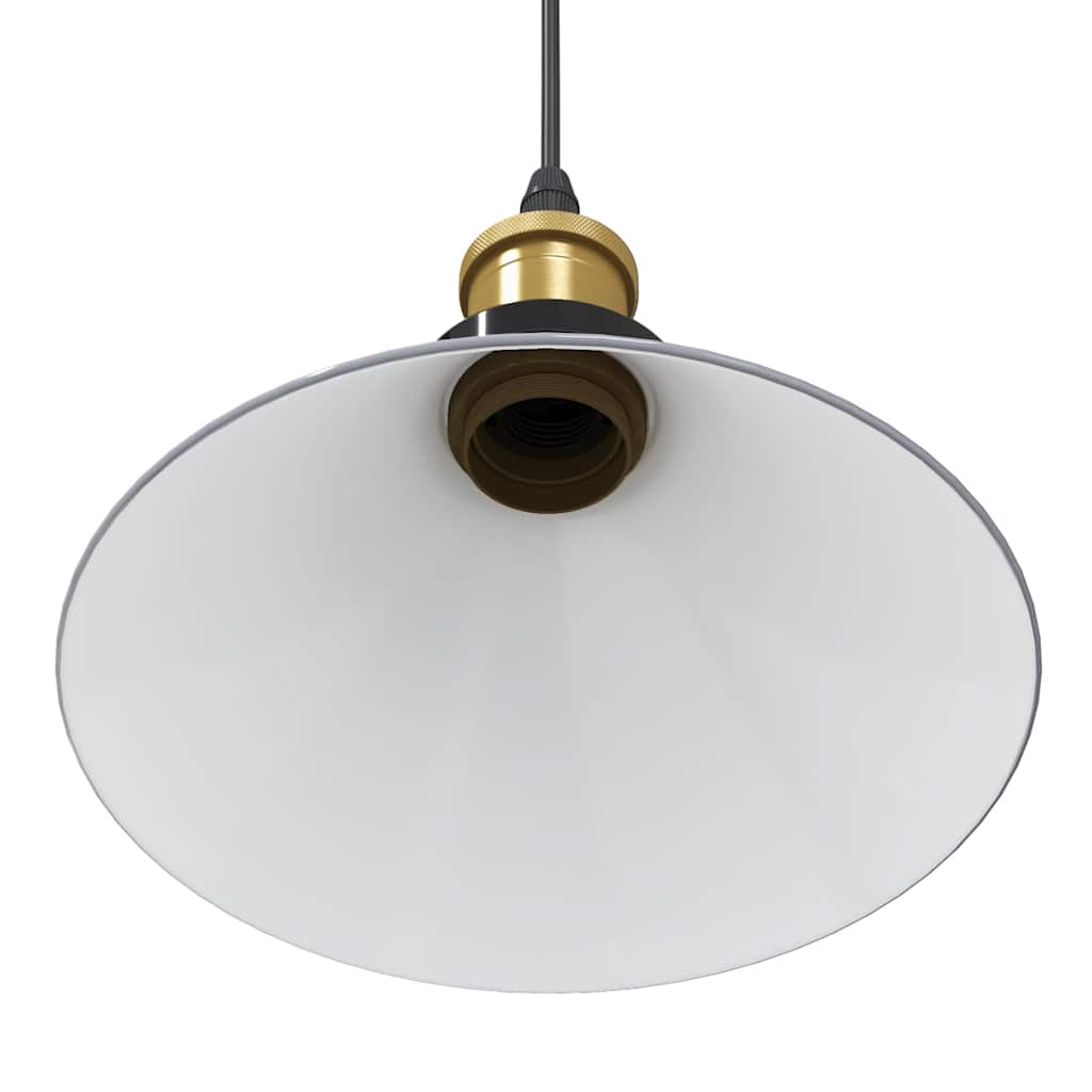 Lampada Sospensione Regolabile E27 Grigio Lucido Ø22 cm Metallo 4103446