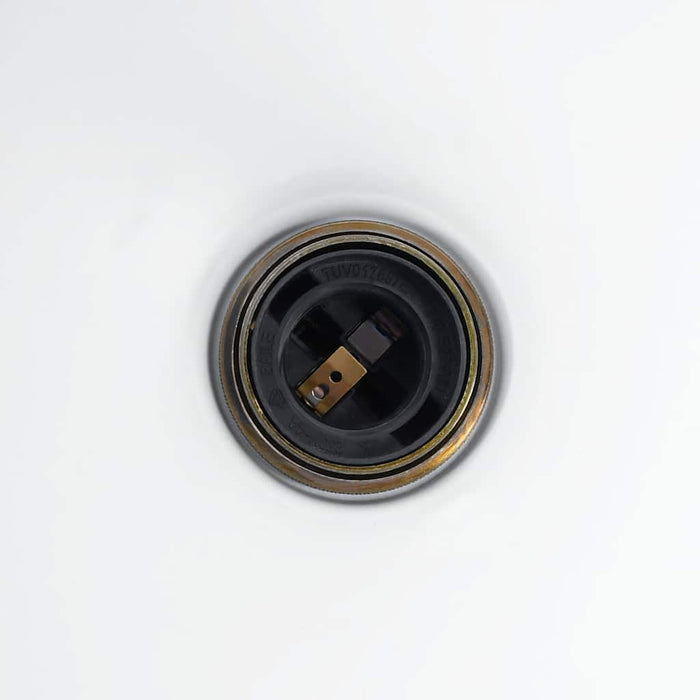 Lampada Sospensione Regolabile E27 Giallo Lucido Ø22 cm Metallo 4103447