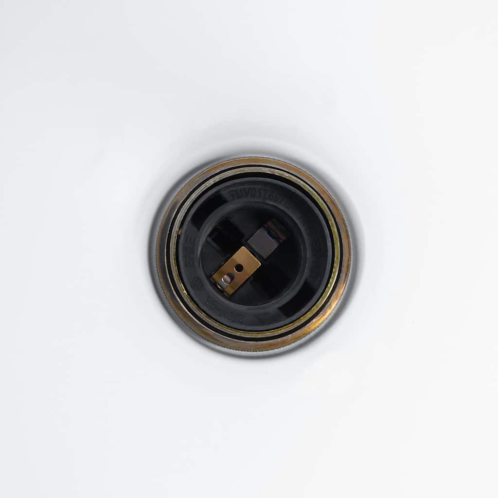 Lampada Sospensione Regolabile E27 Rosso Lucido Ø22 cm Metallo 4103449