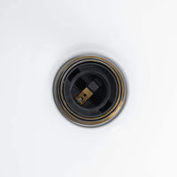 Lampada Sospensione Regolabile E27 Bianco Lucido Ø22cm Metallo 4103450